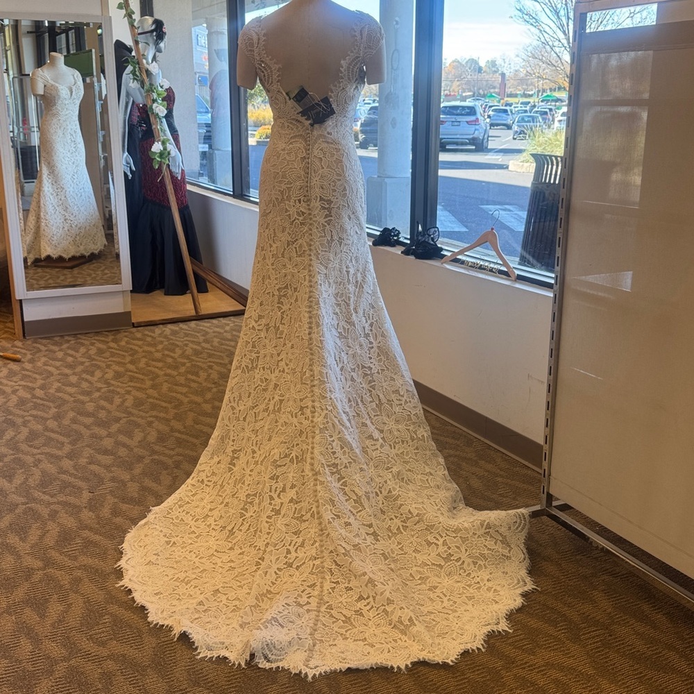 Lillian West Elegant Lace Gown
